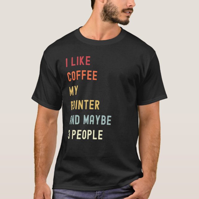Camiseta Pointer Retro Dog And Coffee (Frente)