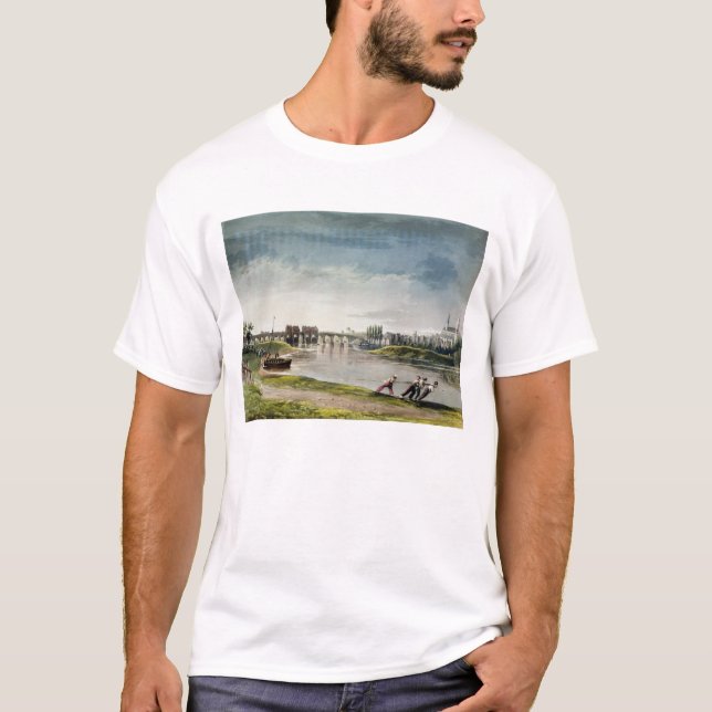 Camiseta Poissy, das "vistas no Seine", gravado por Tho (Frente)