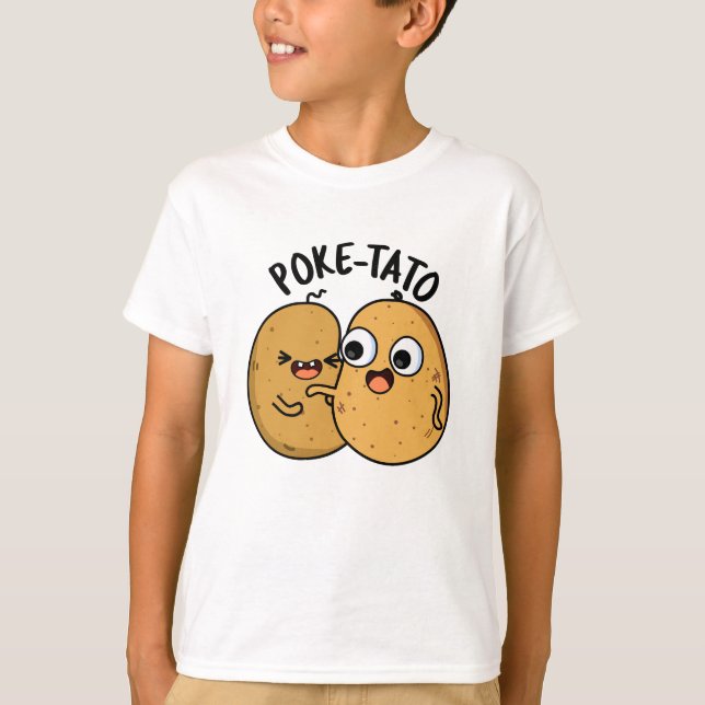 Camiseta Poke-tato Pun de Batata Engraçado  (Frente)