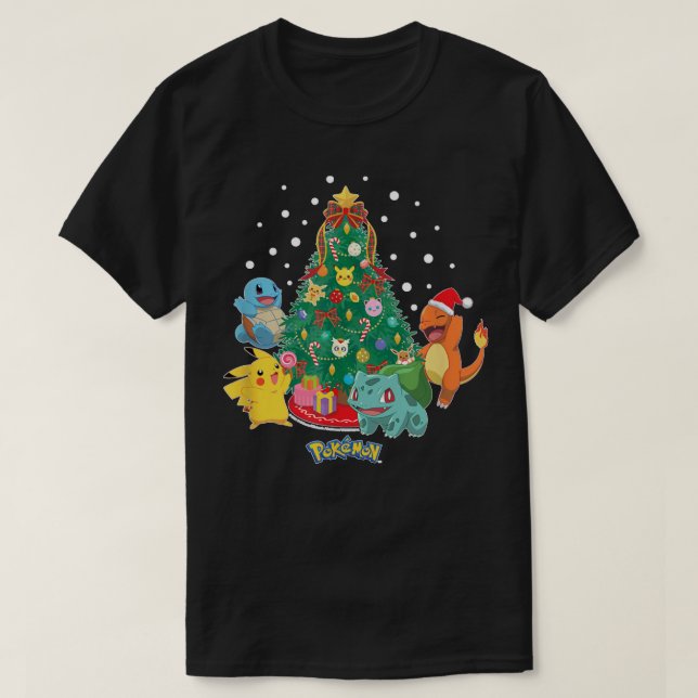 Camiseta Pokémon Chrismas Pokémon Chrismas (Frente do Design)