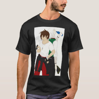 Camiseta Pokemon Trainers - Micheal e Fredrick