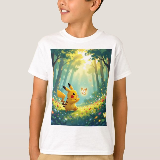 Camiseta Pokémon und seine Treue Freunde (Frente)
