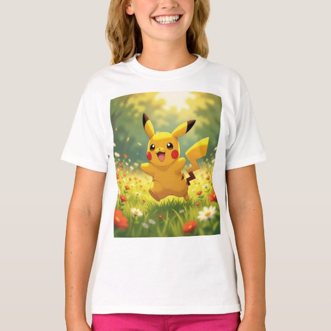 Camiseta Pokémon und seine Treue Freunde (Frente)
