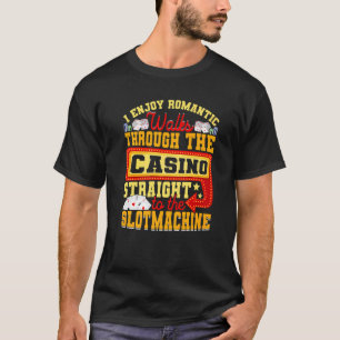 Camiseta Poker Aproveita Caminhos Românticos Através de Cas