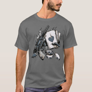 Camiseta Poker Card Design - 1