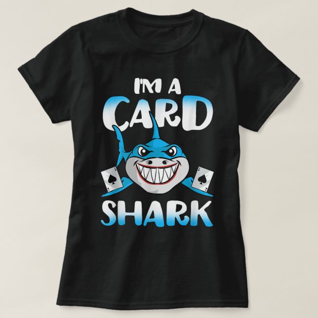 Camiseta Poker - Card Shark Casino Gamble - Beach (Frente do Design)