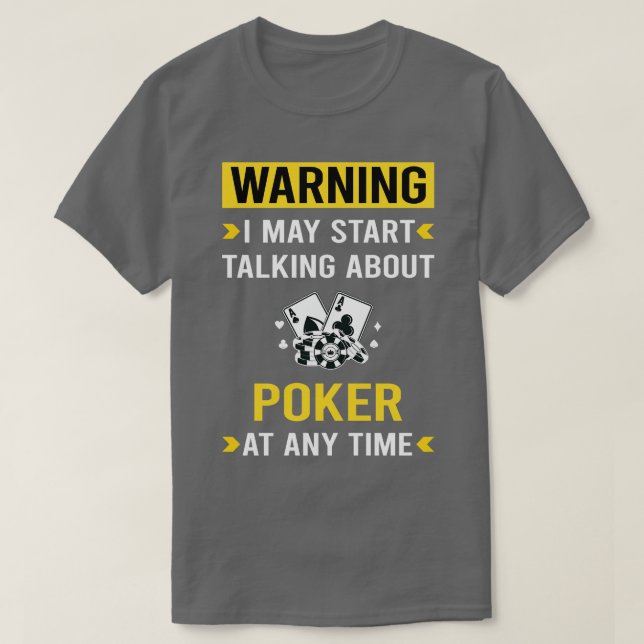 Camiseta Poker de Aviso (Frente do Design)