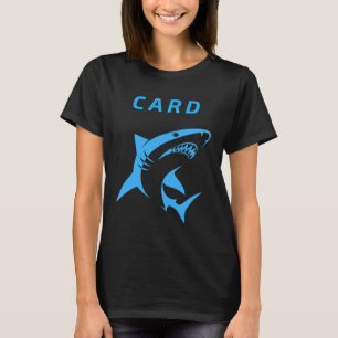 Camiseta Poker de Shark de Cartão