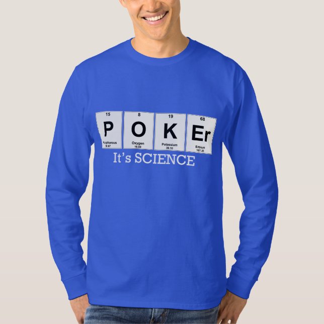 Camiseta POKER - É ciência (Frente)