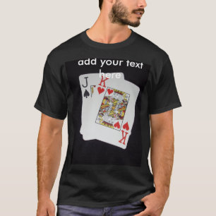 Camiseta Poker Jack E Cartões King,