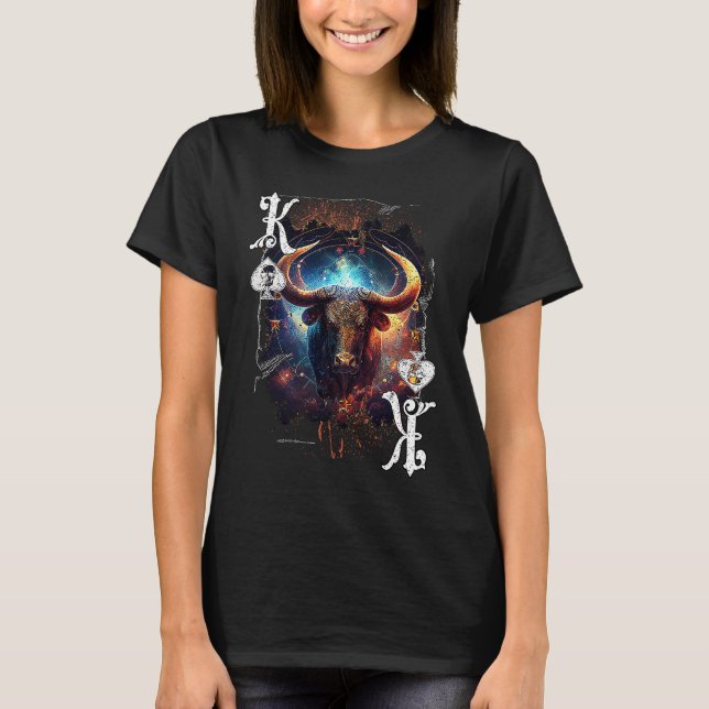 Camiseta Poker Player Apparel Zodiac Sign Edition Taurus (Frente)