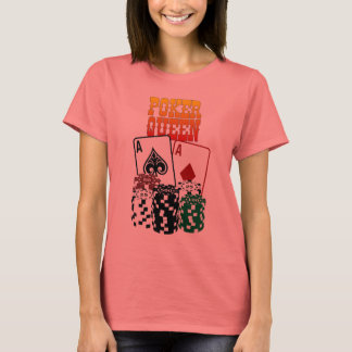 Camiseta Poker Queen - Dois Aces e Chips