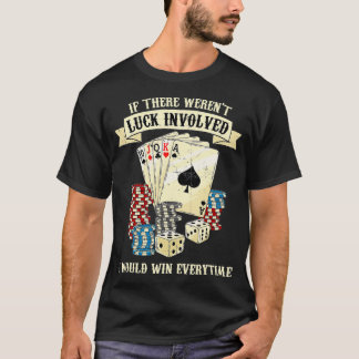 Camiseta Poker Teas holdEm Gambling Casino Gambler Poker