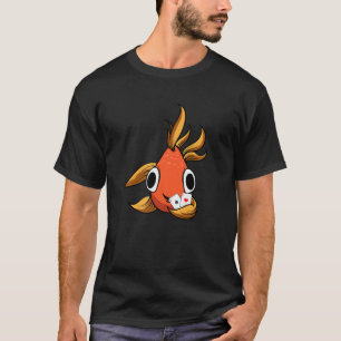 Camiseta Poker Texas Segura Um Peixe Segurando 2 Aces - Eng