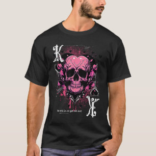 Camiseta Poker Tocando Cartaz Rei Do Crânio