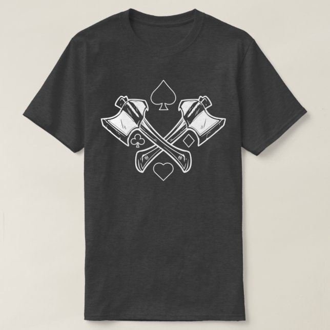 Camiseta Pokeraxe (Frente do Design)