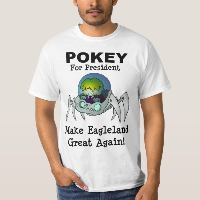 Camiseta Pokey para o presidente! (Frente)