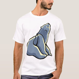 Camiseta Polar Bear Art Camisa Unisex Urso Polar