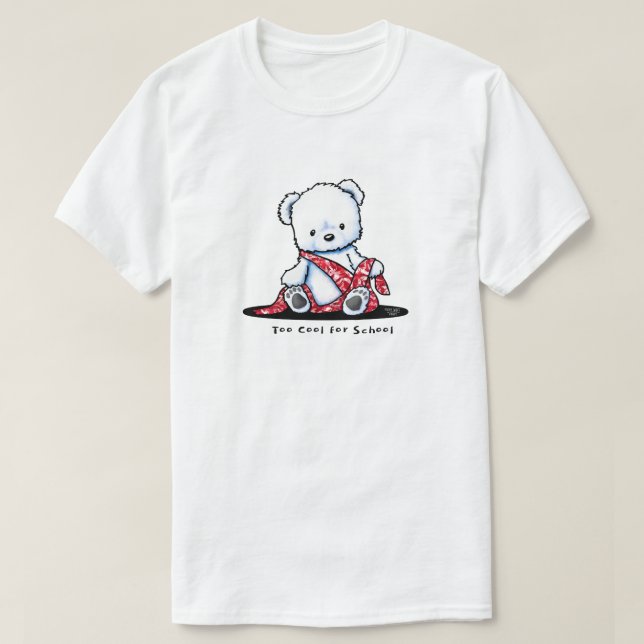 Camiseta Polar Bear Cub KiniArt (Frente do Design)