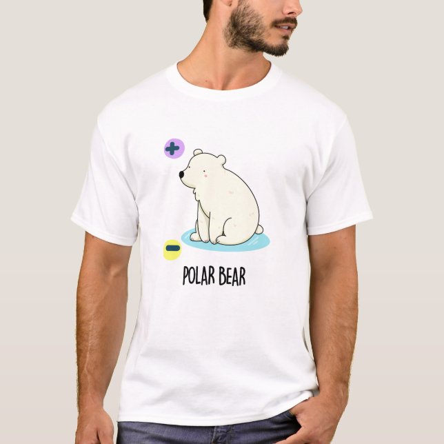 Camiseta Polar Bear Engraçado Ciência (Frente)