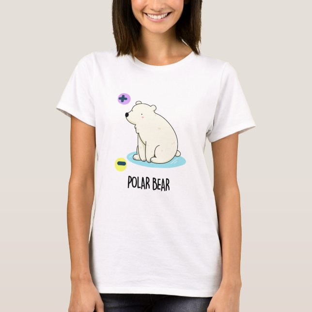 Camiseta Polar Bear Engraçado Ciência (Frente)