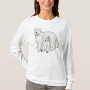 Camiseta Polar Bear Mãe e Cub
