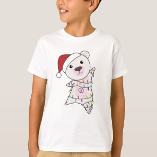 Camiseta Polar Bear Natal Neve Inverno Polar