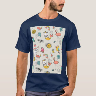 Camiseta Polar Bear Parrot Flamingo Lemon Sun Watermelon