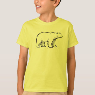 Camiseta Polar Bear T-Shirt – Minimalist Animal design