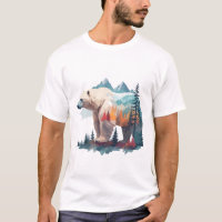 Polar Bear Vetor Arte Animal Majestosa Natureza Se