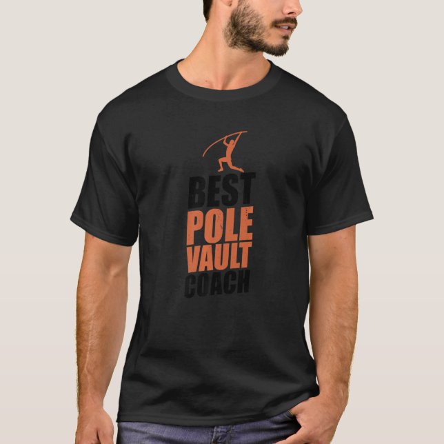 Camiseta Pole Vault Atleta Vaulter Pole Jumping Trai (Frente)