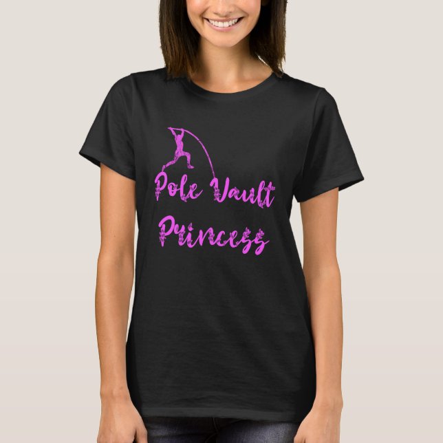 Camiseta Pole Vault Princess Rod Jump Princess Springer (Frente)