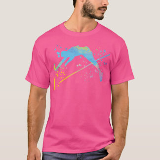 Camiseta Pole Vaulter Colorsplash Pole Jump Atletas Kids Po
