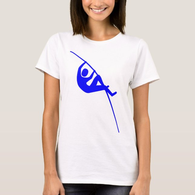 Camiseta Pole Vaulting - Azul (Frente)