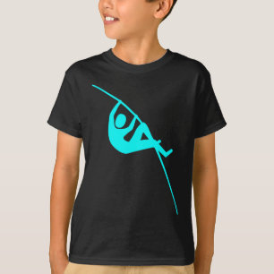 Camiseta Pole Vaulting - Ciano