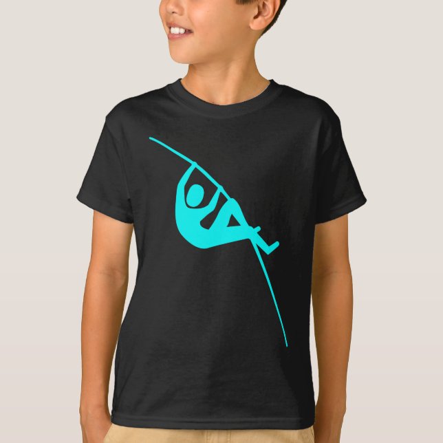 Camiseta Pole Vaulting - Ciano (Frente)