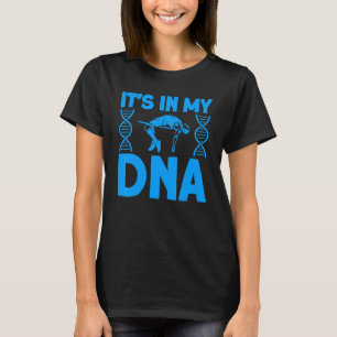 Camiseta Pole Vaulting Está no meu cofre de DNA