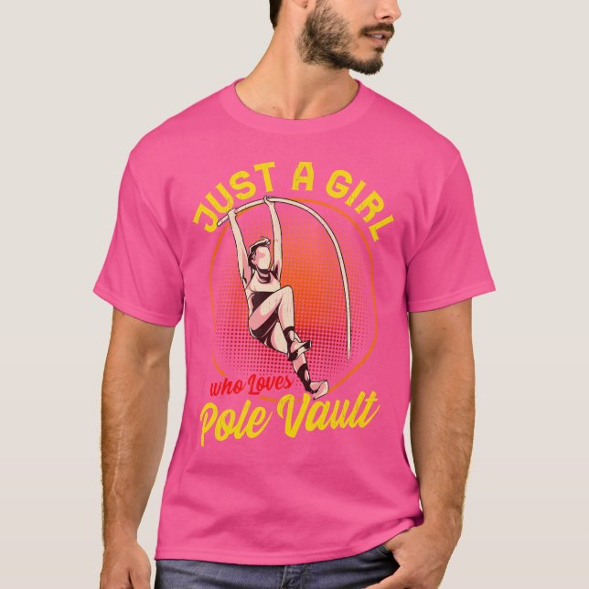 Camiseta Pole Vaulting Girl (Frente)