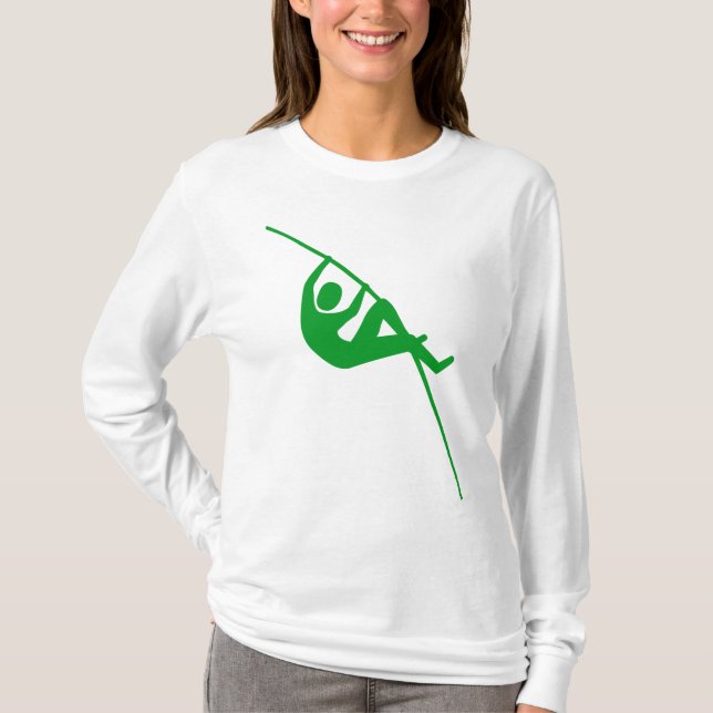 Camiseta Pole Vaulting - Grass Green (Frente)
