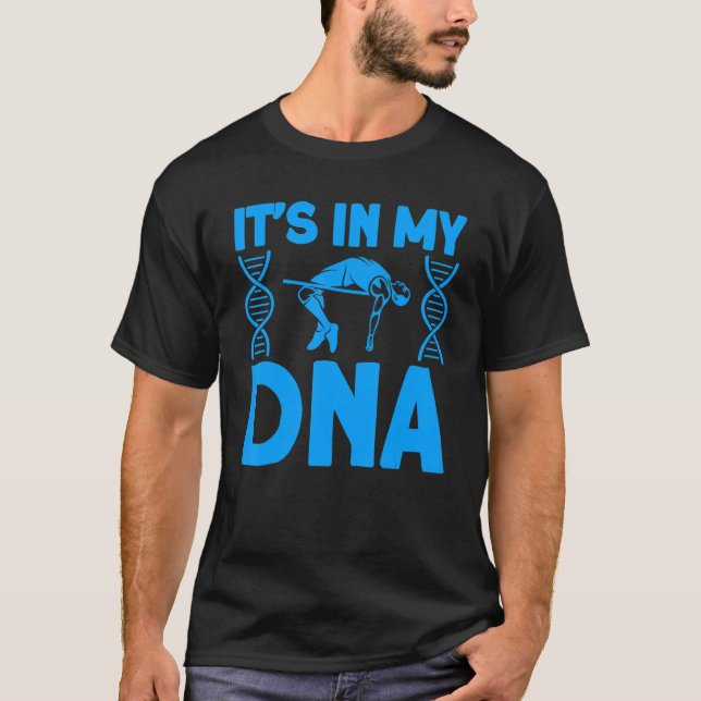 Camiseta Pole Vaulting It's In My Dna Pole Vault (Frente)
