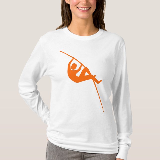 Camiseta Pole Vaulting - Laranja (Frente)