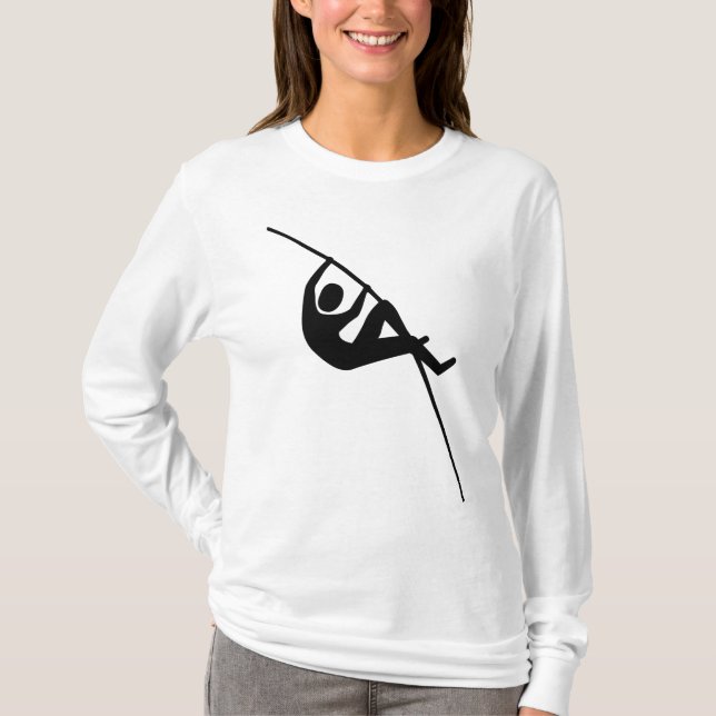 Camiseta Pole Vaulting - Preto (Frente)