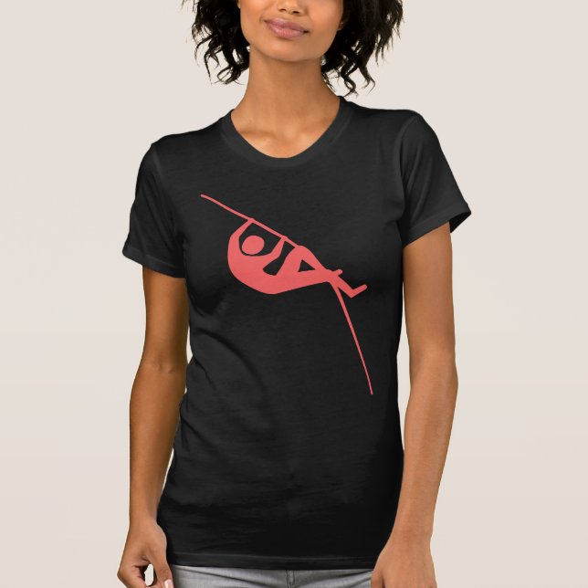 Camiseta Pole Vaulting - Rosa Tropical (Frente)
