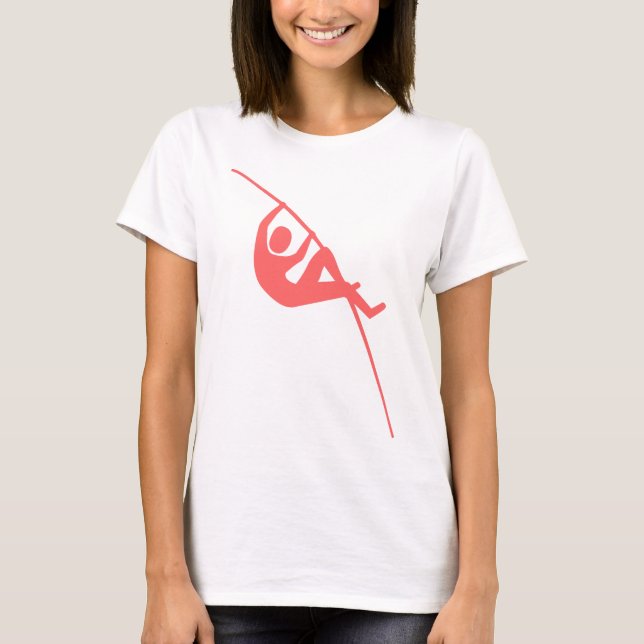 Camiseta Pole Vaulting - Rosa Tropical (Frente)
