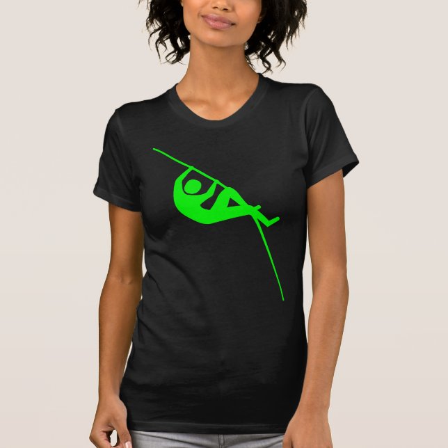 Camiseta Pole Vaulting - Verde (Frente)