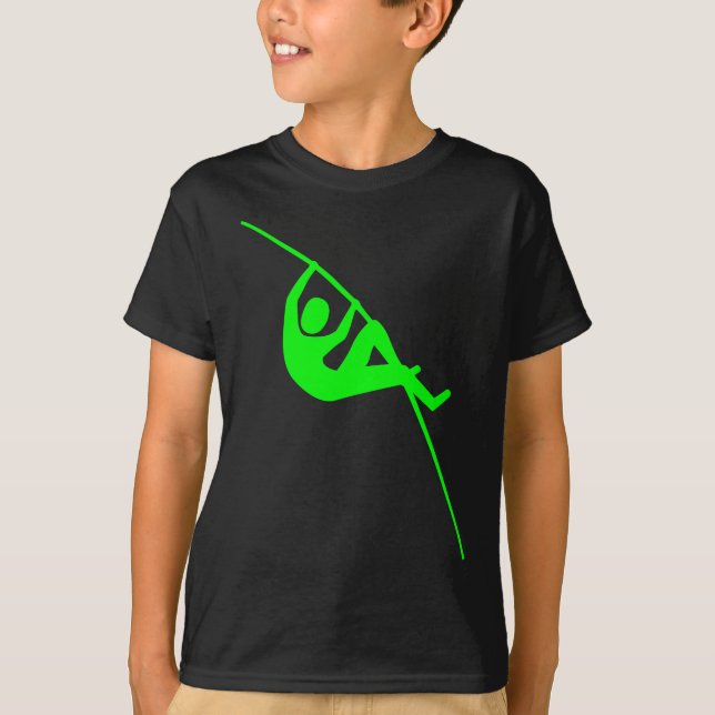 Camiseta Pole Vaulting - Verde (Frente)