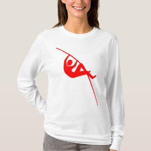 Camiseta Pole Vaulting - Vermelho