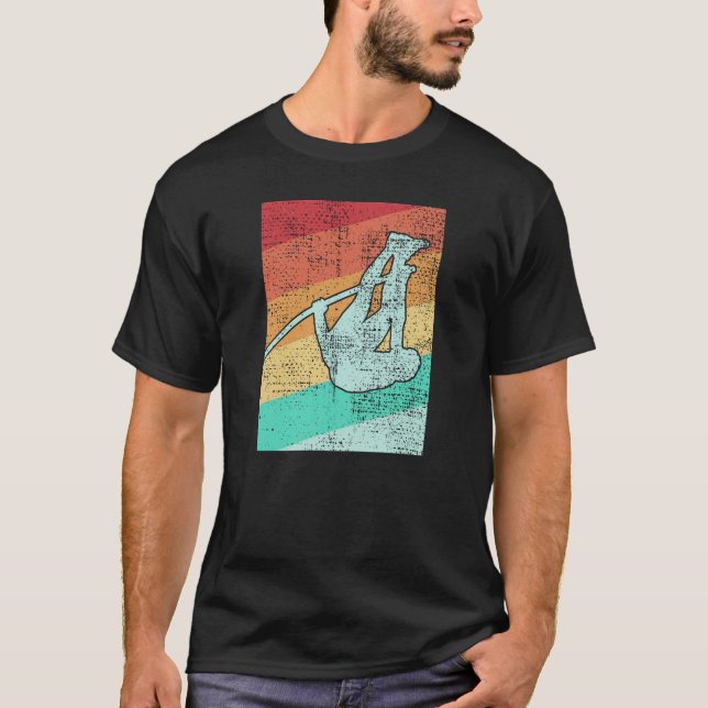 Camiseta Pole Vaulting Vintage (Frente)