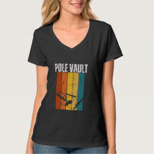 Camiseta Pole Vaulting Vintage Retro 70s Design poe Vault