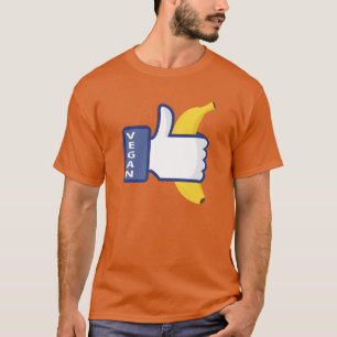 Camiseta Polegares acima! Tshirt do Vegan